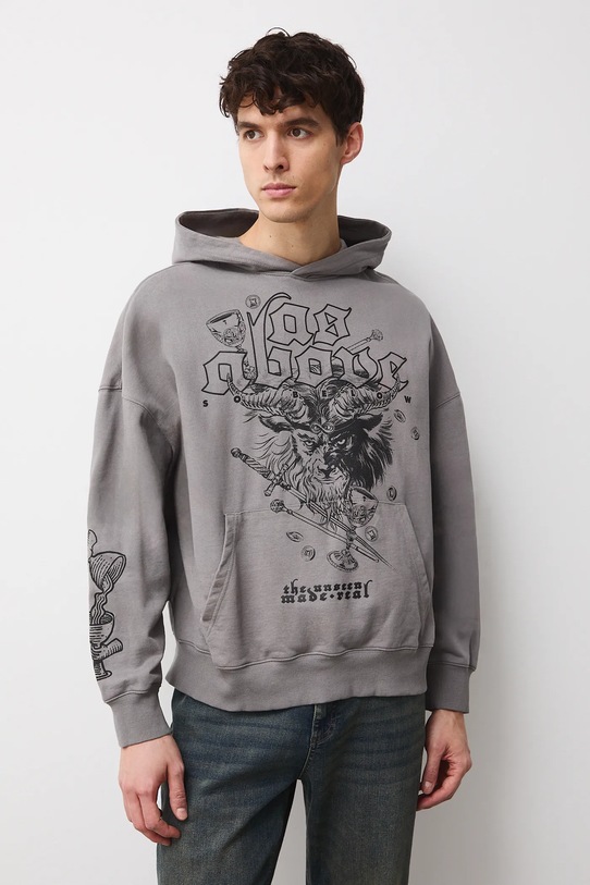 Medicine bluza nadruk szary RW25-BLMC12