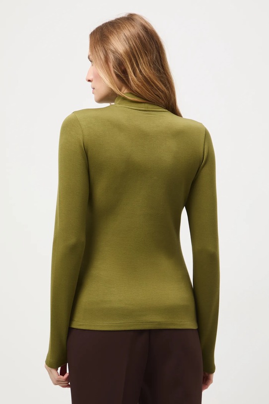Odzież Longsleeve damski gładki RW25-BUD700 zielony