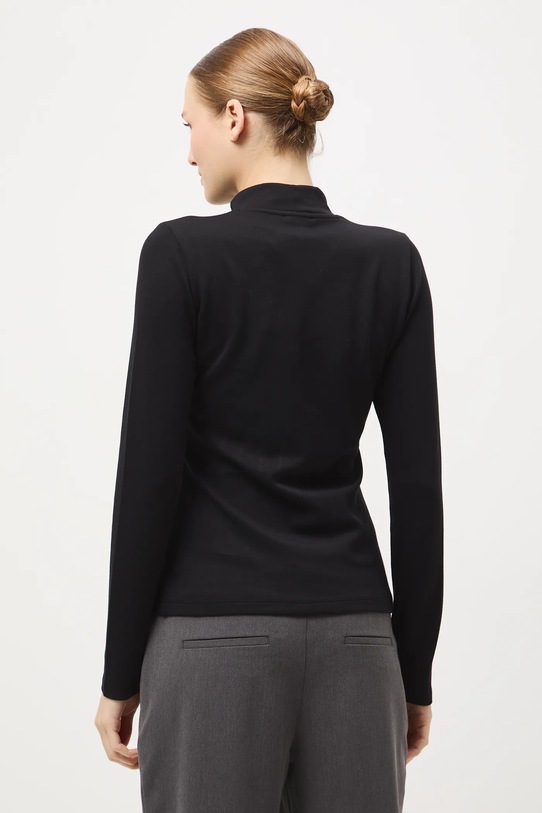 Odzież Longsleeve damski gładki RW25-BUD700 czarny