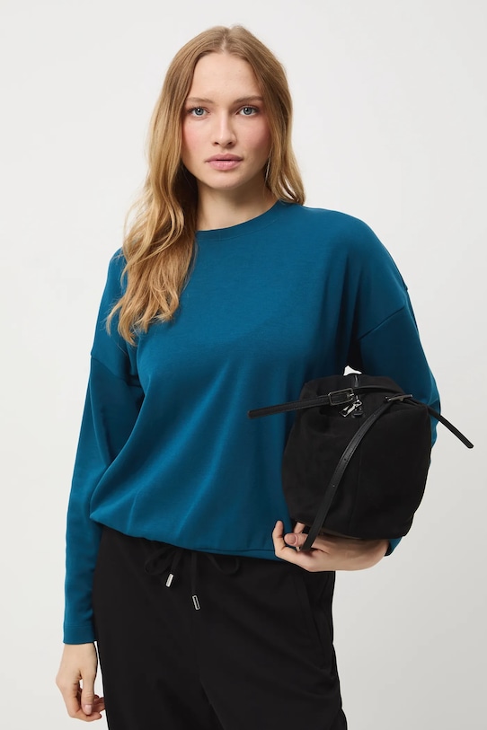 Medicine longsleeve uni turcoaz RW25-BUD701