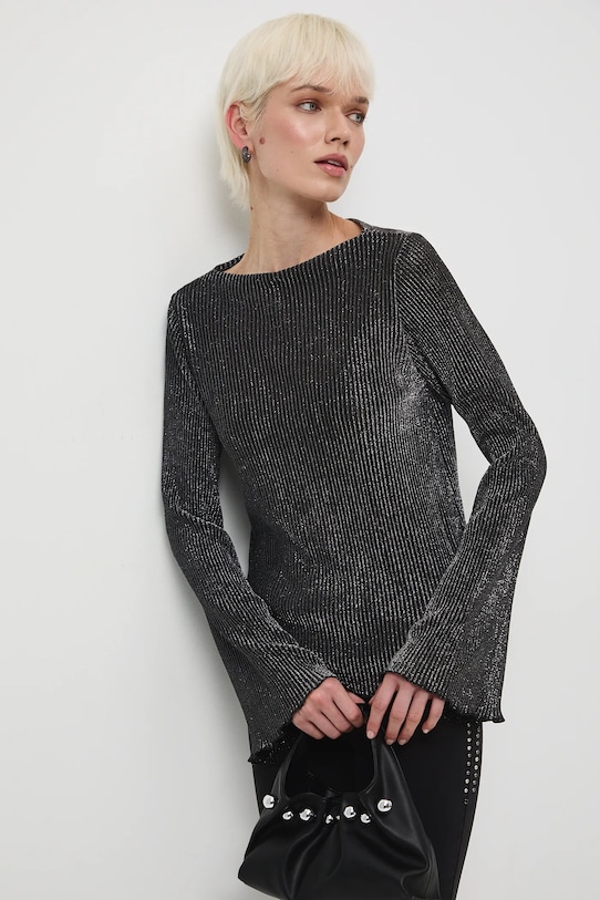 Medicine longsleeve regular srebrny RW25-BUDA04