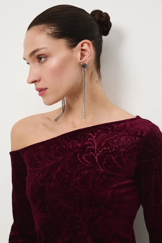 Medicine longsleeve RW25-BUDA06 bordowy