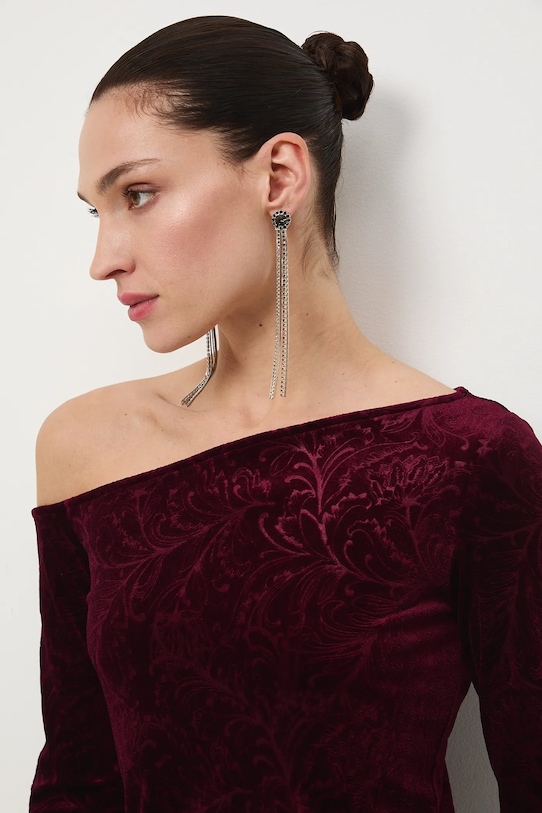 Medicine longsleeve RW25-BUDA06 bordowy