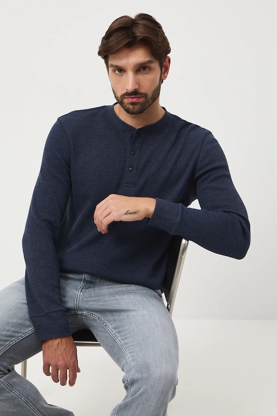 Medicine longsleeve regular granatowy RW25-BUM061