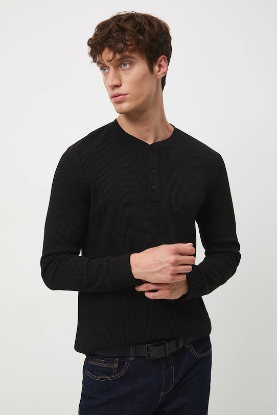 Medicine longsleeve regular czarny RW25-BUM061