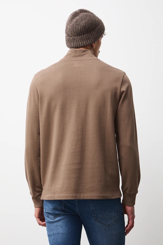 Odzież Medicine longsleeve bawełniany RW25-BUMB02 brązowy