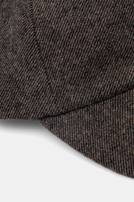 Akcesoria Czapka z daszkiem wełniana męska melanżowa RW25-CAM200 beżowy