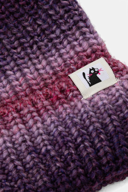 Doplňky Čepice z vlněné směsi dámská beanie RW25-CDD800 vícebarevná