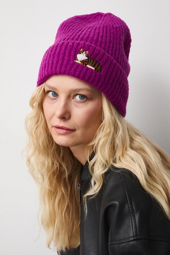 Čiapka Medicine stredne hrubá ružová RW25-CDD811