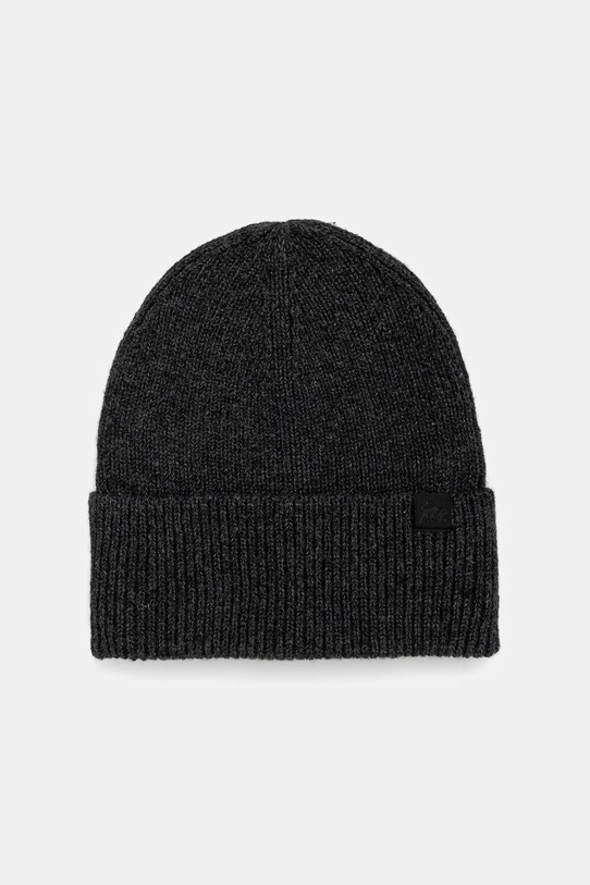 Czapka beanie prążkowana średniej grubości szary RW25-CDM071