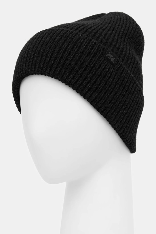 Czapka beanie prążkowana RW25-CDM071 czarny RW25