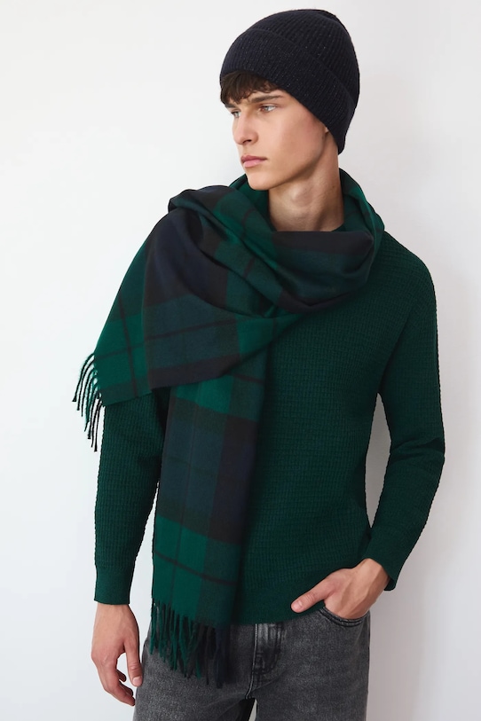 Medicine czapka z domieszką wełny RW25-CDM073 granatowy