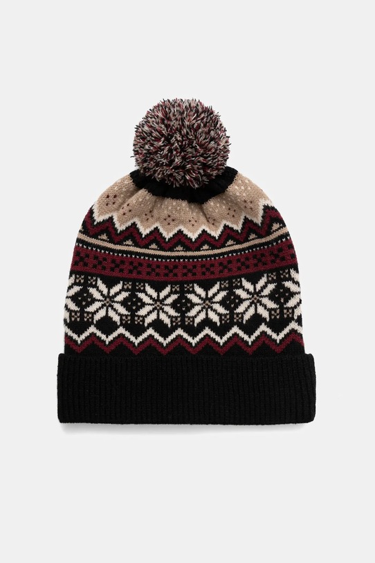 Čepice pánská beanie, s bambulí RW25-CDM905 vícebarevná RW25