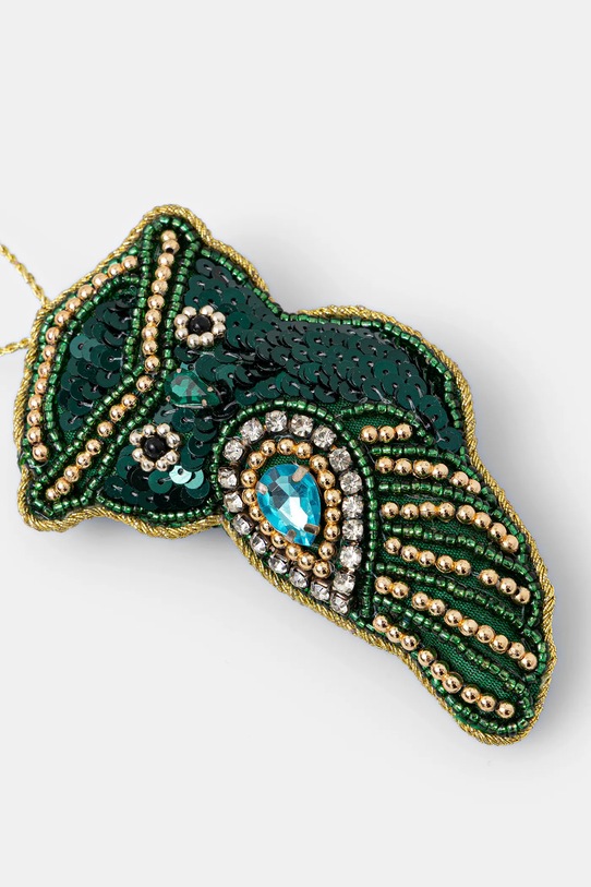 Obývací pokoj Ozdoba na vánoční stromeček handmade - sova RW25-DEU808 zelená
