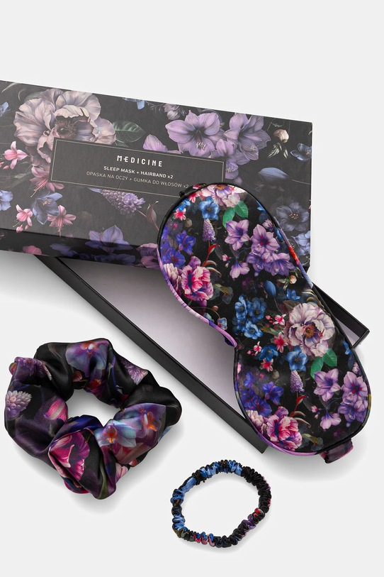 Medicine zestaw: opaska na oczy i gumki do włosów 2-pack RW25-GEU102 multicolor RW25