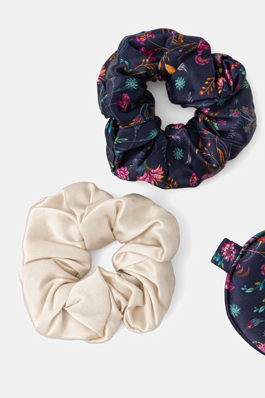 Medicine jedwabny zestaw: opaska na oczy i gumki do włosów 2-pack RW25-GEUB00 multicolor RW25