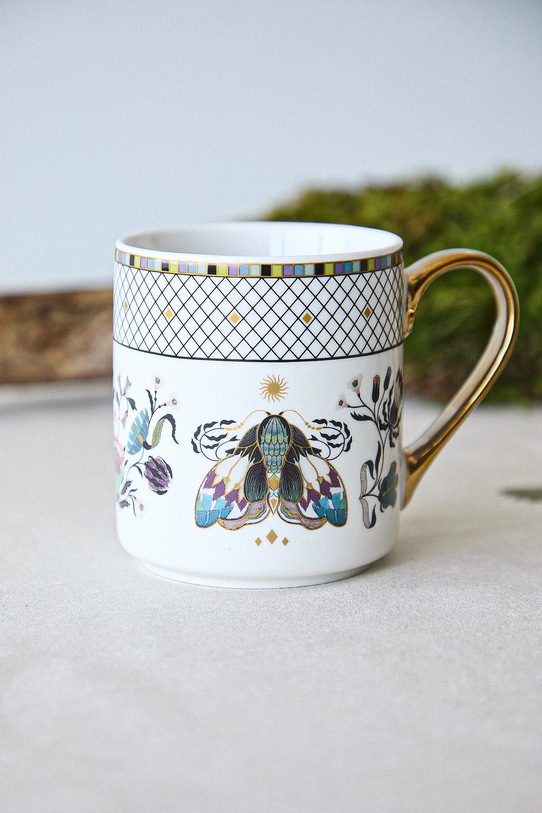 Kubek porcelanowy z ozdobnym wzorem RW25-KBU404 multicolor RW25