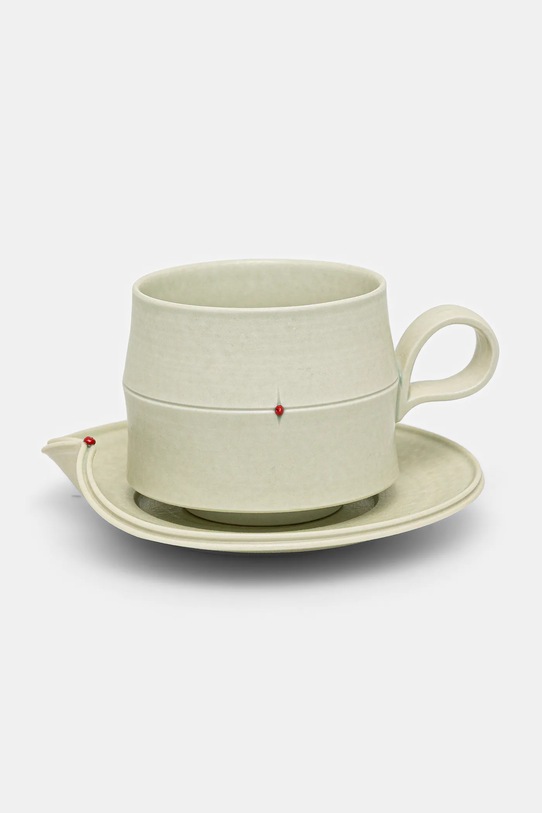 Medicine filiżanka ze spodkiem zielony RW25-KBU623