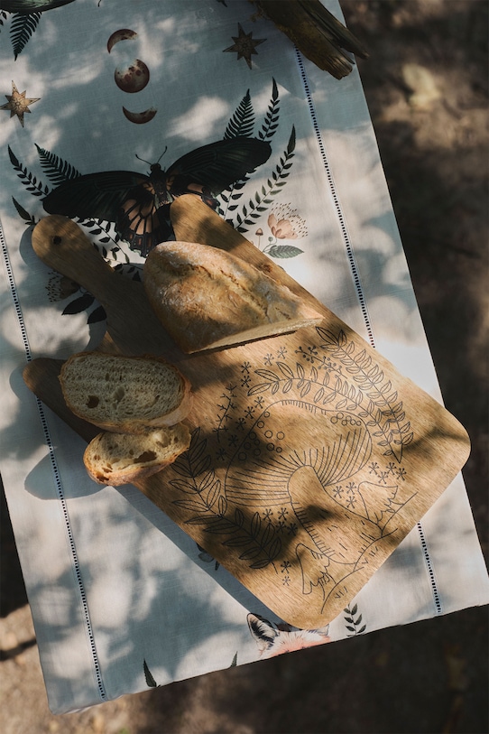 Medicine deska do serwowania brązowy RW25-KBU628