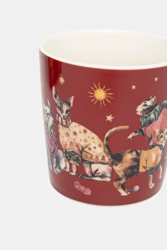 Kuchnia i bar Medicine kubek ceramiczny RW25-KBU811 bordowy