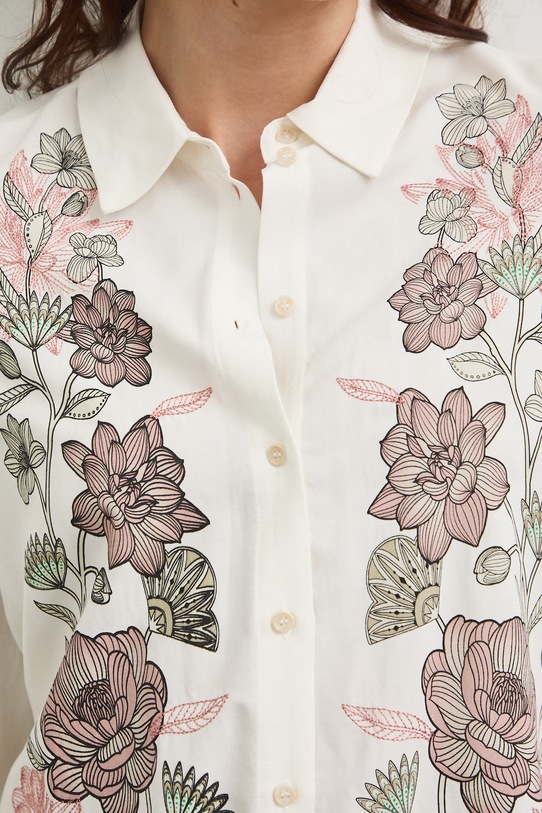 Рубашка с примесью льна Medicine RW25.KDD101