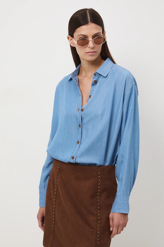 Medicine koszula klasyczny niebieski RW25-KDD403