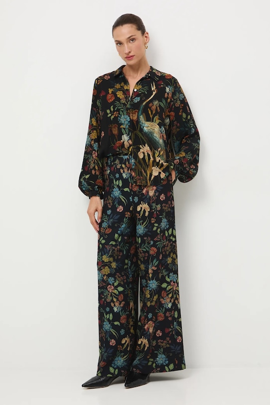 Košeľa Kráľovská kolekcia casual čierna RW25-KDD855