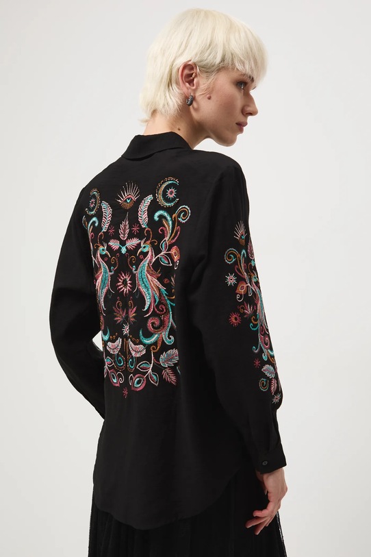 Medicine koszula klasyczny czarny RW25-KDDA00