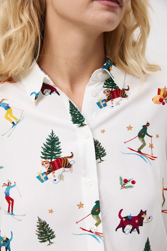 Medicine koszula RW25-KDDA03 beżowy