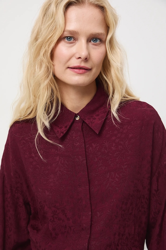 Medicine koszula bordowy RW25-KDDA04