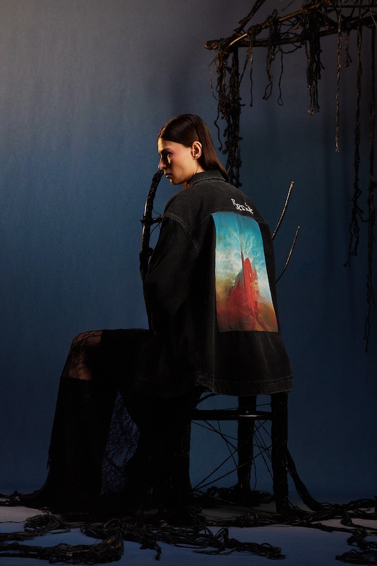 Medicine koszula jeansowa RW25-KDDA50 czarny