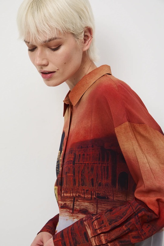 Košulja Medicine RW25-KDDA51 smeđa