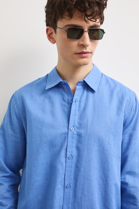 Medicine koszula niebieski RW25-KDM011