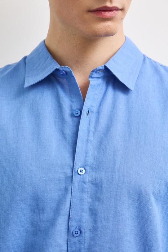 Medicine koszula RW25-KDM011 niebieski