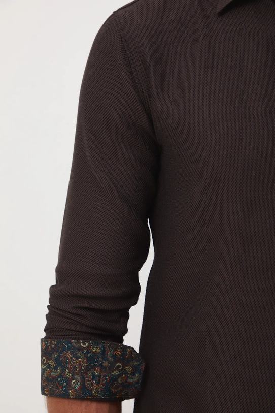 Medicine koszula RW25-KDM092 brązowy