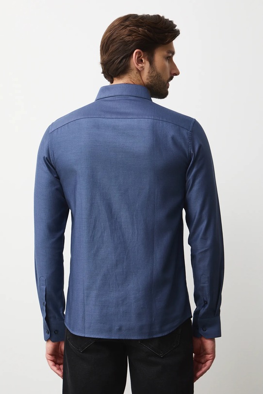 Odzież Medicine koszula bawełniana RW25-KDM0B5 granatowy