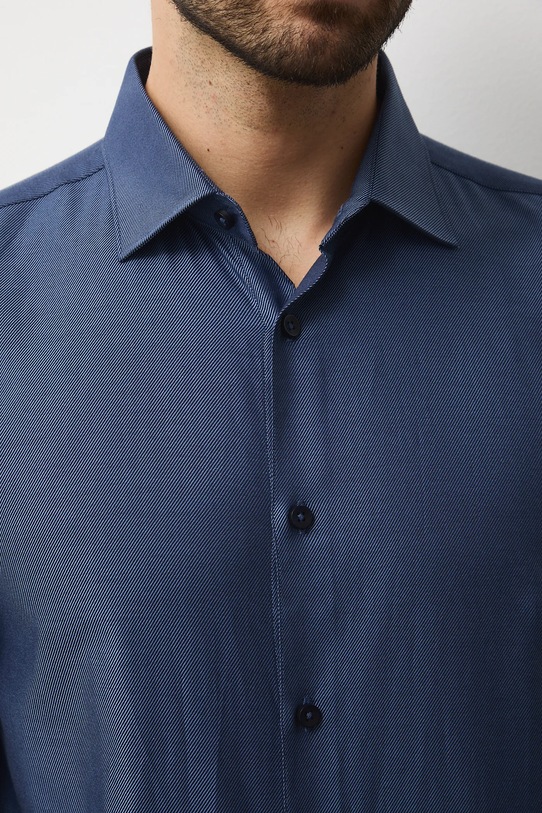 Medicine koszula bawełniana RW25-KDM0B5 granatowy