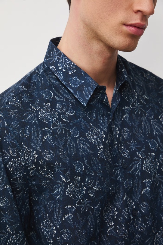 Хлопковая рубашка Medicine RW25.KDM101 тёмно-синий