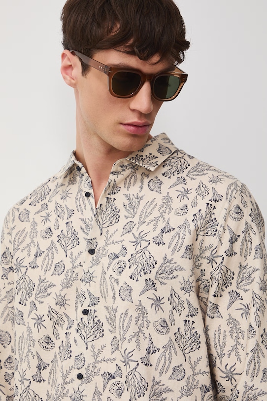 Рубашка Medicine бежевый RW25.KDM102