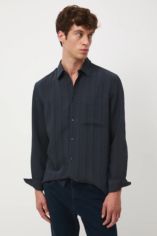 Medicine koszula klasyczny szary RW25-KDM706