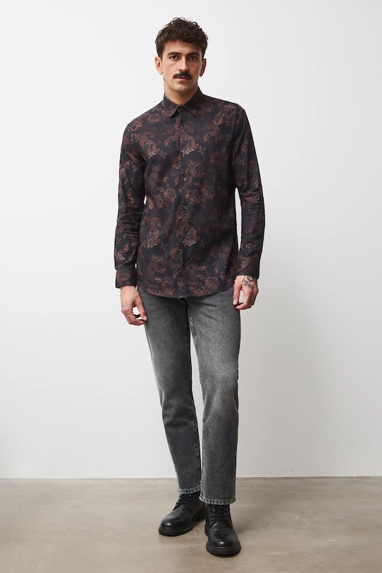 Ρούχα Βαμβακερό πουκάμισο Medicine RW25-KDM802 πολύχρωμο