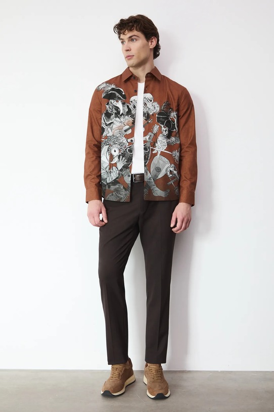 Medicine koszula RW25-KDMA15 brązowy RW25