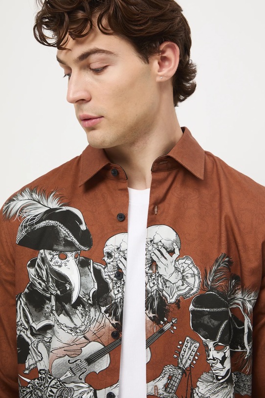 Medicine koszula brązowy RW25-KDMA15