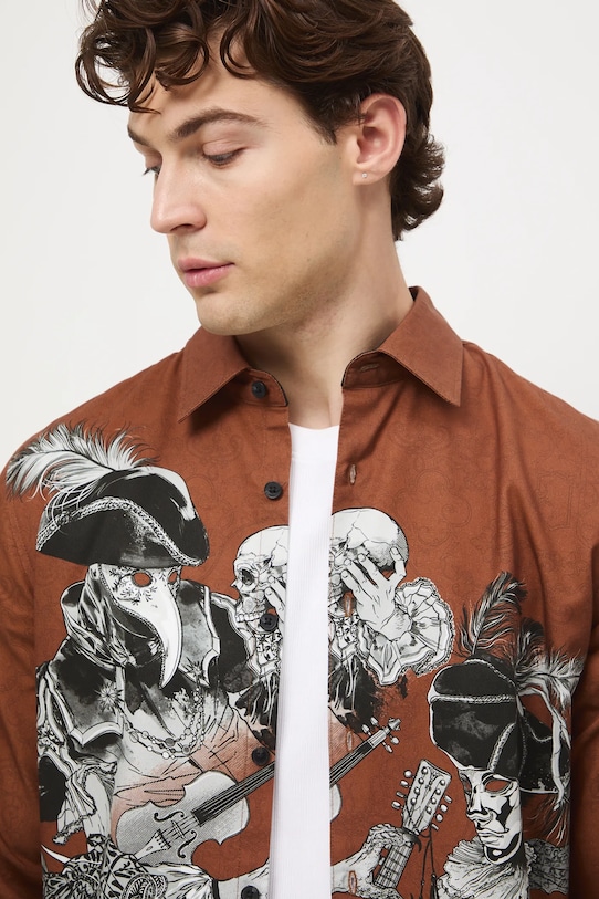 Medicine koszula brązowy RW25-KDMA15