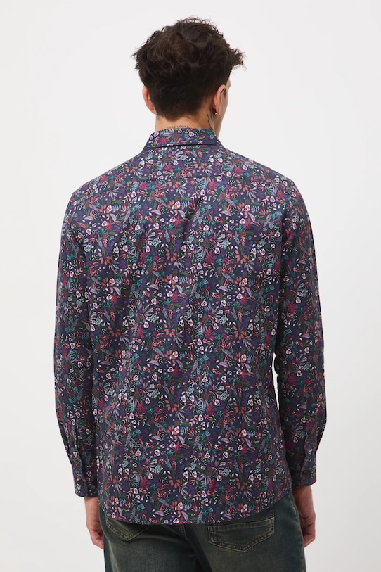 Oblečenie Bavlnená košeľa s klasickým golierom, so vzorom RW25-KDMA23 viacfarebná