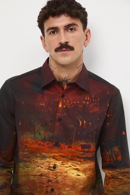 Medicine koszula bawełniana RW25-KDMA50 multicolor