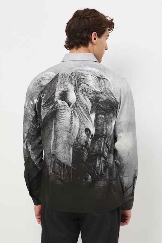 Košeľa z kolekcie Zdzisław Beksiński x Medicine viacfarebná RW25-KDMA52