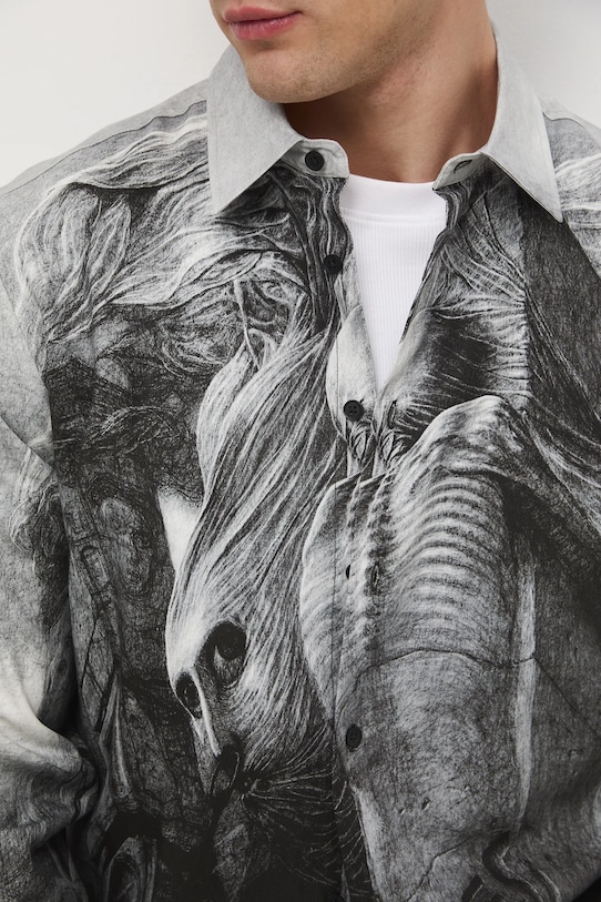 Koszula męska z kolekcji Zdzisław Beksiński x Medicine RW25-KDMA52 multicolor