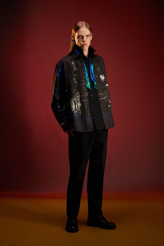 Košeľa Medicine relaxed čierna RW25-KDMA53