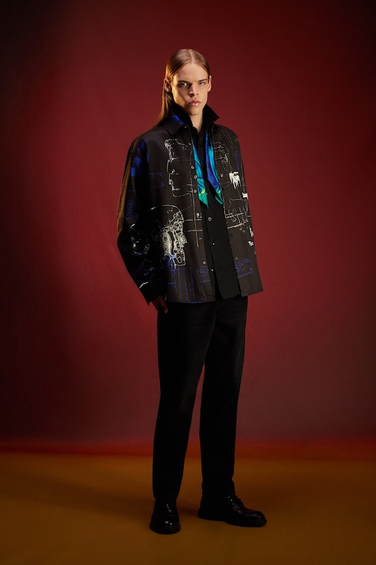 Košeľa Medicine relaxed čierna RW25-KDMA53